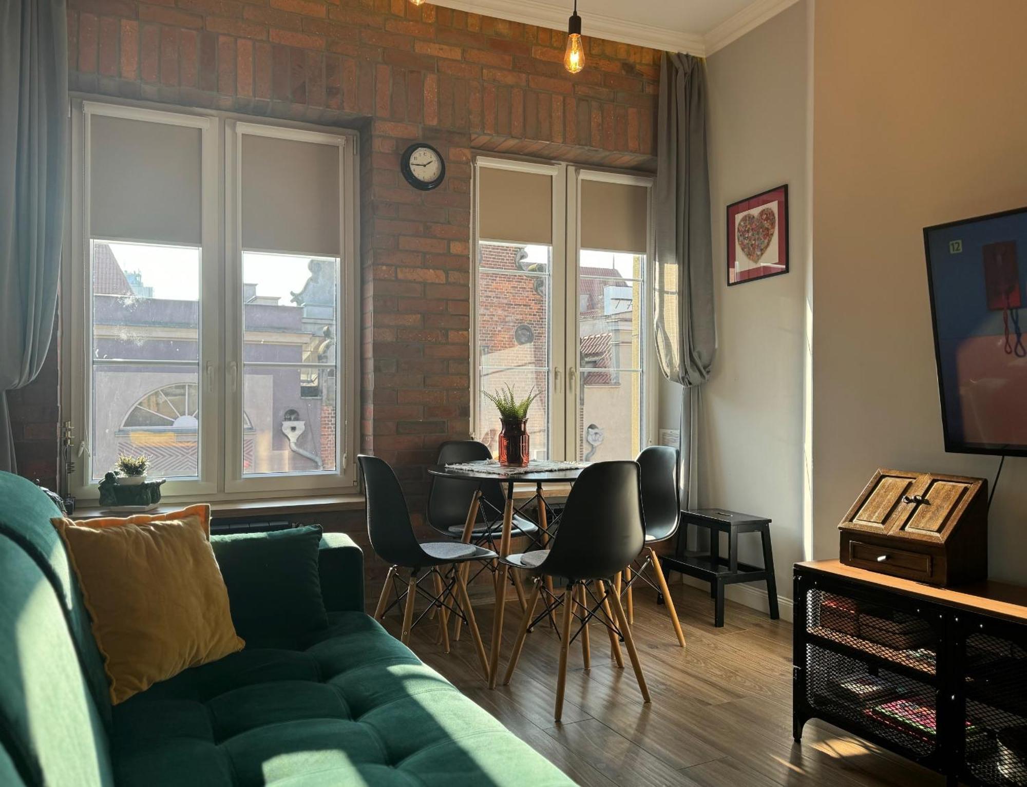 Apartament Zielony Lub Bursztynowy Z Parkingiem Stare Miasto Gdańsk Exterior foto